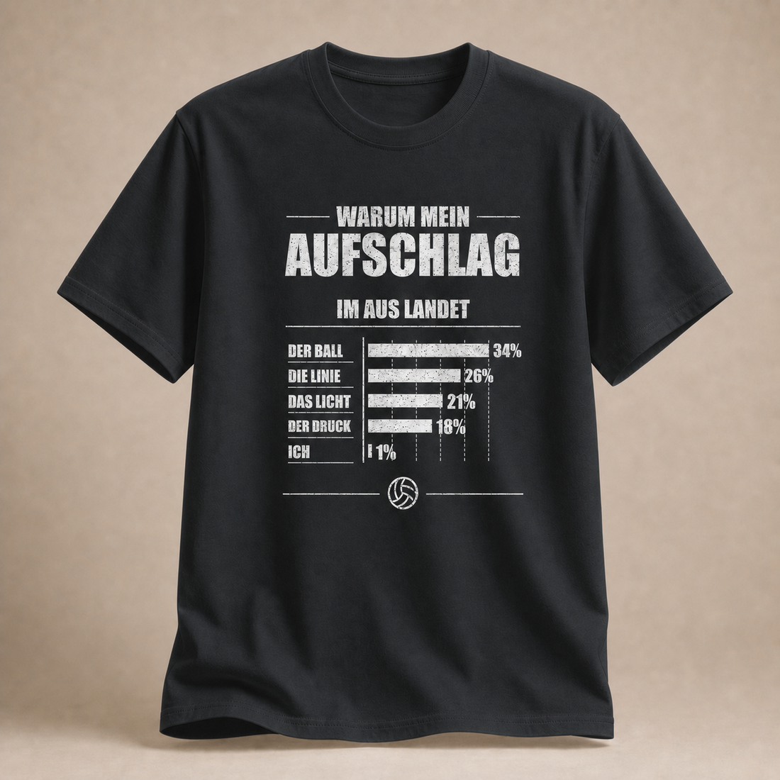 Aufschlag Volleyball T-Shirt