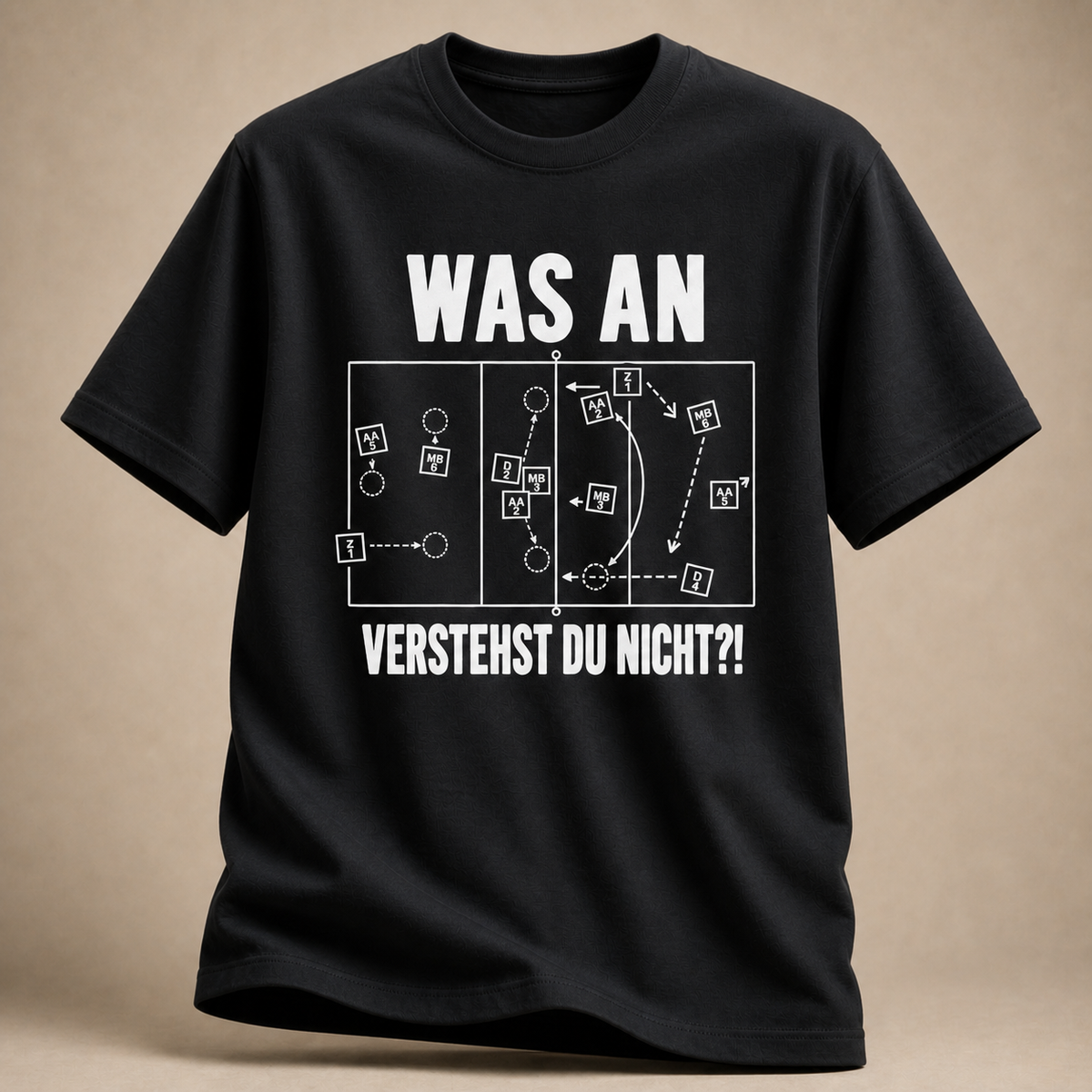 Was an? Verstehst du nicht?! – Volleyball T-Shirt
