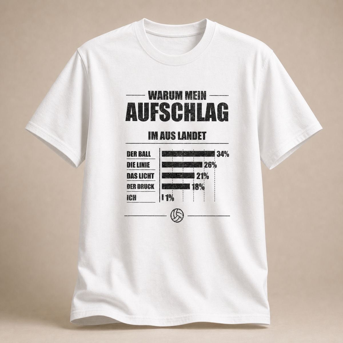 Aufschlag Volleyball T-Shirt