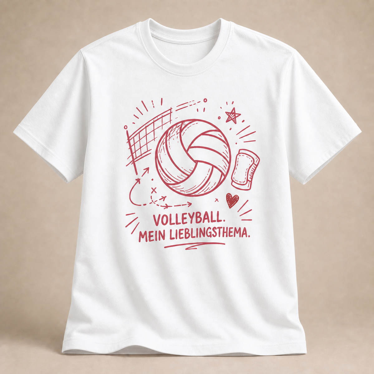 Volleyball. Mein Lieblingsthema. Shirt