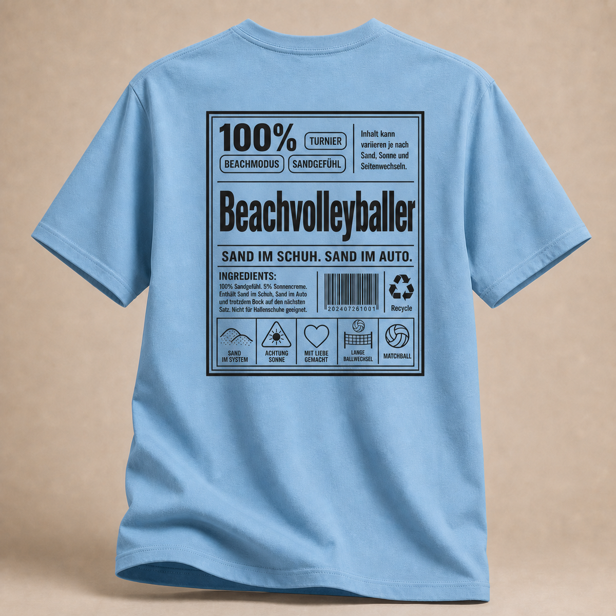 Beachvolleyball How-to Shirt